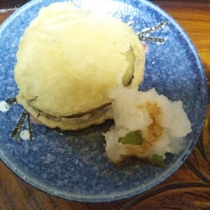 お弁当にさつま芋の天ぷら